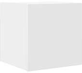 Mural para TV de pared Blanco 30,5x30x30 cm