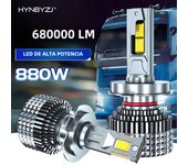 HYNBYZJ Power Supply 24V LED Truck Headlight H7 LED Canbus H1 H4 H11 9005 9006 9012 Truck Lorry Light Headlight Bulb