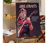 D-Dire S-Straits Singer Band Self-adhesive Art Poster Whitepaper Prints Posters Artwork Home Decor