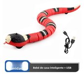 Smart Sensing Cat Toys Interactive Automatic Eletronic Snake Cat Teaser Indoor Play Kitten Toy USB Rechargeable for Cats Kitten