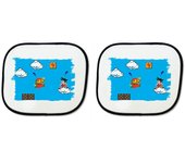 PARASOL DOBLE GOKU RETRO 8 BITS DRAGON BALL sunshield coche super_mario nintendo videojuegos