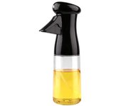 Pulverizador de Aceite para Cocinar, dispensador de Aceite de Oliva de Vidrio de 210 ml, Botella rociadora de Aceite reulizable de grado alimenticio, botellas pulverizadoras de Vinagre