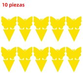 10/20/30PCS Sticky Insect Trap Double-sided Yellow Plastic Insect Sticker Board Plant Pest Control Catcher Gardening Supplies