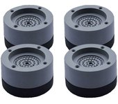 Almohadillas para pies de lavadora, almohadillas antivibración para pies, almohadilla de goma antideslizante para lavadoras y secadoras, 4 Uds.