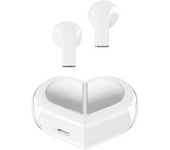 K520 wireless earphones stereo earbuds with rotatable heart-shaped low latency charger suitable for mobile phones and tablets