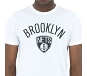 Camiseta blanca NEW ERA NBA regular blanca hombre