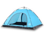 vidaXL Tienda de campaña 5 personas apertura rápida tienda de camping Color Azul,  Gris y naranja,  Verde y mas