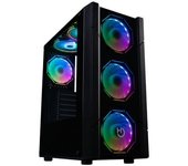 Caja Gaming Hiditec V30 ARGB con Iluminación Hexagonal
