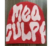 Gorros hombres mujeres calidad lana Cap caliente Kpop moda cien tomar lana Cap Ins nuevo neto rojo diseño Y2K meaculpa Beanie