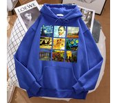 World Famous Painting Sanskrit Van Gogh  Prints Men'S Hoodies Fashion Fit Hoodie Hip Hop Hoody Cartoons Sportswears Womens
