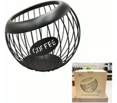 Soportes para paquetes de café, soportes para tazas K para mostradores, accesorios y decoraciones para bares de café, cajas de almacenamiento para tazas k keurig de gran capacidad, cajas de almacenamiento para estaciones de café nespress vertuo, cajas de