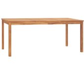 Mesa de Comedor de Jardín Madera maciza de Teca 180x90x77 cm