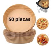 100Pcs Air Fryer Oven Disposable Paper Non-Stick Airfryer Baking Papers Round Air-Fryer Paper Liners Paper Kitchen Accessories