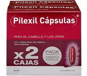 PILEXIL - Cápsulas Anticaída Pack 2 x 100 Unidades, Incluye 2 Complementos Alimenticios, con Vitaminas y Minerales, Nutre el Cabello, para Hombres y Mujeres