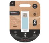 Pendrive 32GB Tech One Tech Basic USB 2.0/ Azul Cielo