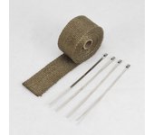 5/10M Exhaust Pipe Insulation Thermal Heat Wrap Roll Insulation Cotton Banana Cloth Motorcycle Fiberglass Heat Shield Tape