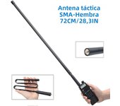 Walkie Talkie CS Tactical Antenna SMA-Female Dual Band High Gain Foldable for Baofeng UV-K6 UV-5R BF-888S UV-5RH Quansheng UV-K5