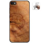 Tumundosmartphone Funda Gel Tpu para Alcatel 1V 2019 diseño Madera 04 Dibujos