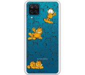 Funda original compatible con Samsung Galaxy A12 5G - Garfield Trazos y Color