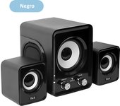 LIFA Altavoces para ordenador con cable USB universal, altavoecs para PC, reproductores de sonidos SW201