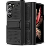 Para Samsung Galaxy Z Fold 6 Funda con Pata de Cabra, Slim Fit A Prueba de Golpes Durable PC Hard Suave TPU Funda para Samsung Galaxy Z Fold6