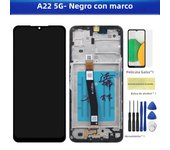 A22 5G 6.6" Screen for Samsung Galaxy A22 5G A226B A226B/DS Lcd Display Digital Touch Screen with Frame Assembly Replacement