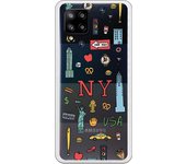Funda compatible con Samsung A42 5G - Be Unique Funda Gel New York