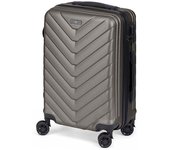 DAM Maleta trolley de cabina en ABS, ligera y resistente. Diseño escamas. 38x57x23 Cm.