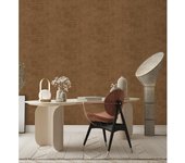 Muestra DIN A4 de Papel pintado vinílico lavable efecto piel de cocodrilo caimán africano con textura en rel - Maseru 682691 de GAULAN