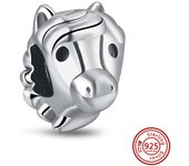 100% 925 Sterling Silver Yellow Banana Cute Girl Animal Beads Fit Original Pandora Charms Bracelet DIY Jewelry Accessories Gift