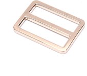 Rectangle Metal Tri Glide Backpack Strap Adjust Bag Buckle Webbing Slider Buckle