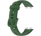 Correa Silicona Huawei Band 8 / Band 9  silicona correa de reloj deportiva impermeable color verde