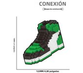 Mini Basketball Shoes Building Block Sneakers Model Bricks Toys DIY Assembly Toys Gifts For Boys Kids Backpack Bag Pendant Gifts