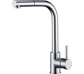 Imex Malta GCE006 grifo de cocina monomando caño alto con manguera y teleducha cromada