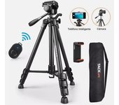 TACKLIFE MLT-02 Trípode de Cámara (48cm-150cm), 360° Fuerte Estabilidad