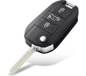 KEYYOU Car Key Case For Citroen C-Elysee For Peugeot 208 301 308 508 2008 3008 5008 RCZ Expert Partner Rifter Traveller Light