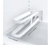 1pc Automatic Scrolling Egg Rack Holder Tray Rolldown Refrigerator Egg Dispenser Kitchen Fridge Storage Box  food storage
