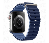 Ocean silicone strap for Apple Watch Ultra2 49mm 45mm 40mm 44mm 41mm sport bracelet for apple watch bands serie 9 8 7 6 5 4 3 SE
