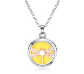 New Cute cat Aroma Diffuser Pendant Stainless Steel Magnetic Aromatherapy Essential Oil Diffuser Perfume Locket Necklace Jewelry