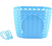 Front Handlebars Waterproof Rear Bike Basket Plastic Bicycles Basket With Fastens Strap For Boy Girl Bike Plastic Basket