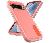 Case For Google Pixel 9 Pro XL Pixel 9 Pro Pixel 9 Full Body 3 in 1 Shockproof Heavy Duty Anti-Scratch Rugged Kickstand Covers