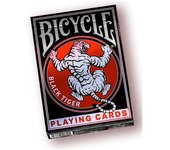 Cartamundi Bicycle Black Tiger Revival USPCC Edición limitada Tigre negro Revivir Baraja de poker Gaff Magia Magos Trucos Adultos Acabado especial Espectáculo Cardistry Noche de fiesta Cartomagia Aprender Fácil Colección Coleccionable