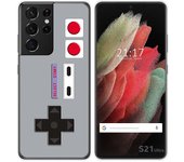 Tumundosmartphone Funda Gel Tpu para Samsung Galaxy S21 Ultra 5G diseño Consola Dibujos