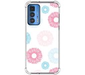 Funda Silicona Antigolpes para Motorola Edge 20 Pro diseño Flores 06 Dibujos