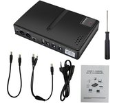 DC1018L Mini Portable UPS Uninterruptible Power Supply 5V 9V 12V UPS Backup Battery for WiFi Camera Router Speaker