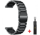 20/22mm Metal Strap for Huawei Watch GT 4 GT3 46mm Samsung Galaxy Watch 6 5 7 Amazfit GTS GTR Stainless Steel Bracelet Wristband