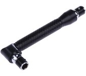 1 pieza Destornillador de extensión en forma de L de doble cabezal, mango hexagonal de 1/4", adaptador de destornillador en ángulo recto de 90 grados, 1 pieza Skillful