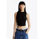 TOMMY HILFIGER DW0DW20177 Camisetas Top Mujer Negro