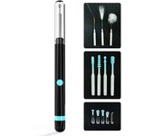 Ear Wax Removal Tool Camera Wireless Otoscope 1080P Ear Cleaner Camera 12 Ear Spoon Ear Cleaning Kit for Ear Cleaning