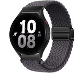 20mm 22mm Magnetic Bracelet for Samsung Galaxy Watch 7/6/Classic/5/4/3 Braided Loop Nylon Strap for Huawei Watch 4/3/GT 5 4 Band